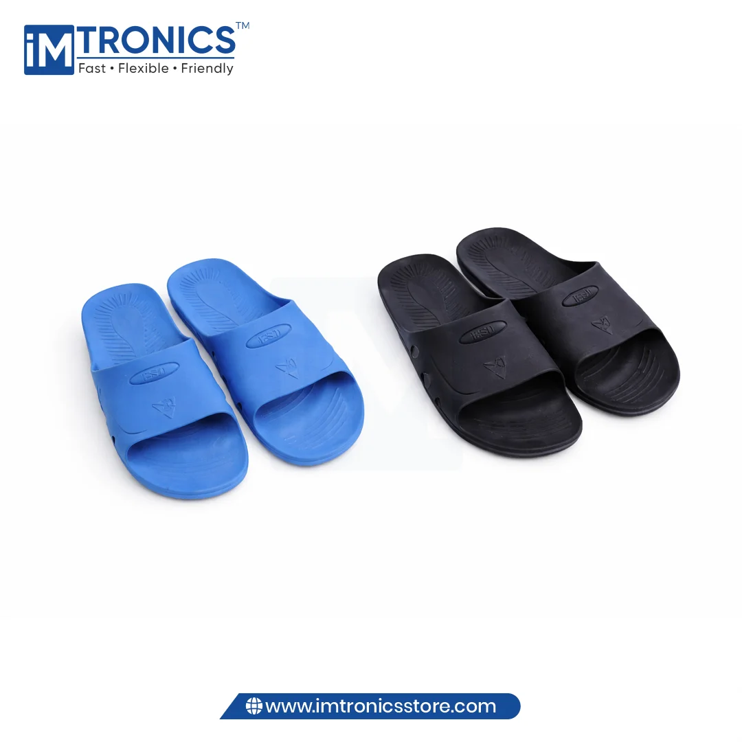 Esd Slippers (blue & Black)