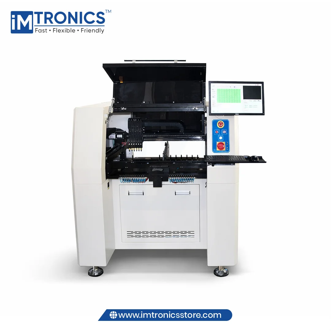 Smt Automatic 6 Nozzle Online Pick And Place Machine