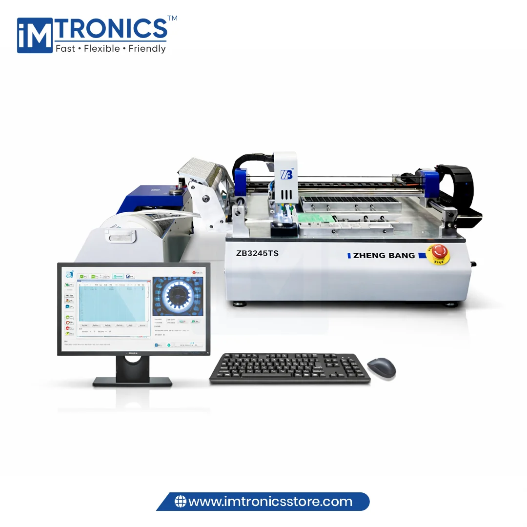 Smt Desktop 2 Nozzle Pick And Place Machine (27 Feeders With Vision)