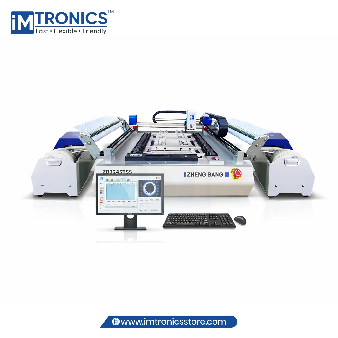 Smt Desktop 2 Nozzle Pick And Place Machine (54 Feeders With Vision)