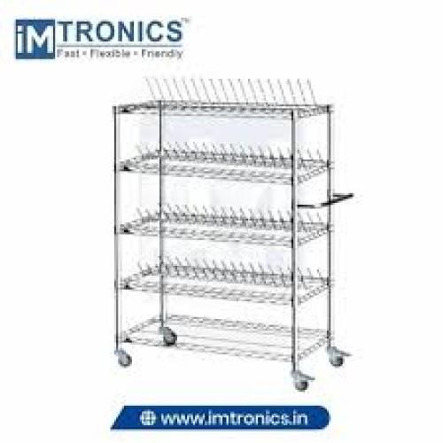 Component Reel Storage Trolley with Hanger