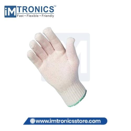 White- Knitted Hand Gloves | IMTronics Technology