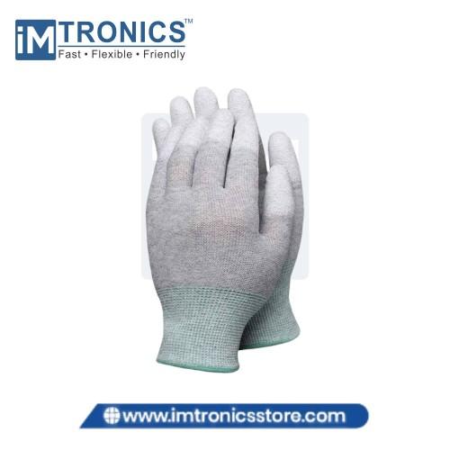 ESD Gloves, Top Fit, PU Finger Coated | IMTronics Technology