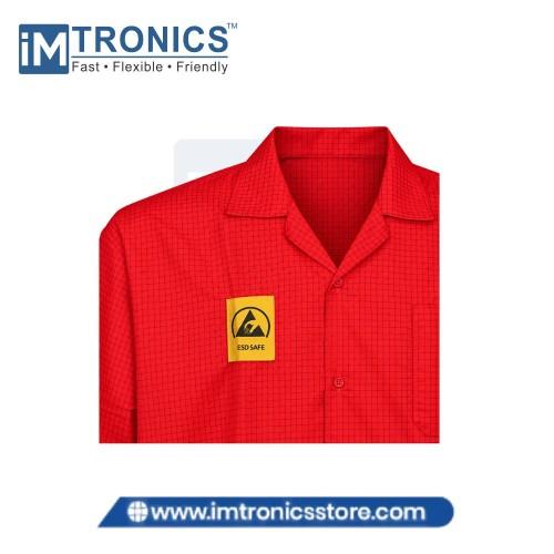 ESD Apron- Red (Long) | IMTronics Technology
