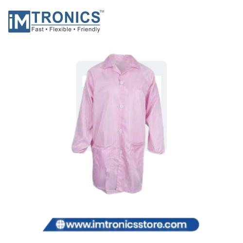 ESD Apron- Pink (Long) | IMTronics Technology