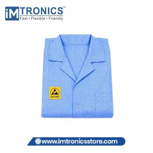 ESD Apron- Blue (Long) | IMTronics Technology