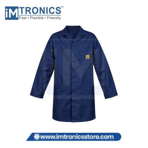 ESD Apron- Navy Blue (XL) | IMTronics Technology